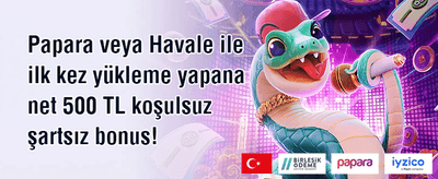 Hoş Geldin %100 Yatırım Bonusu promotion banner